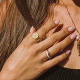 Atolea Golden Sun Ring