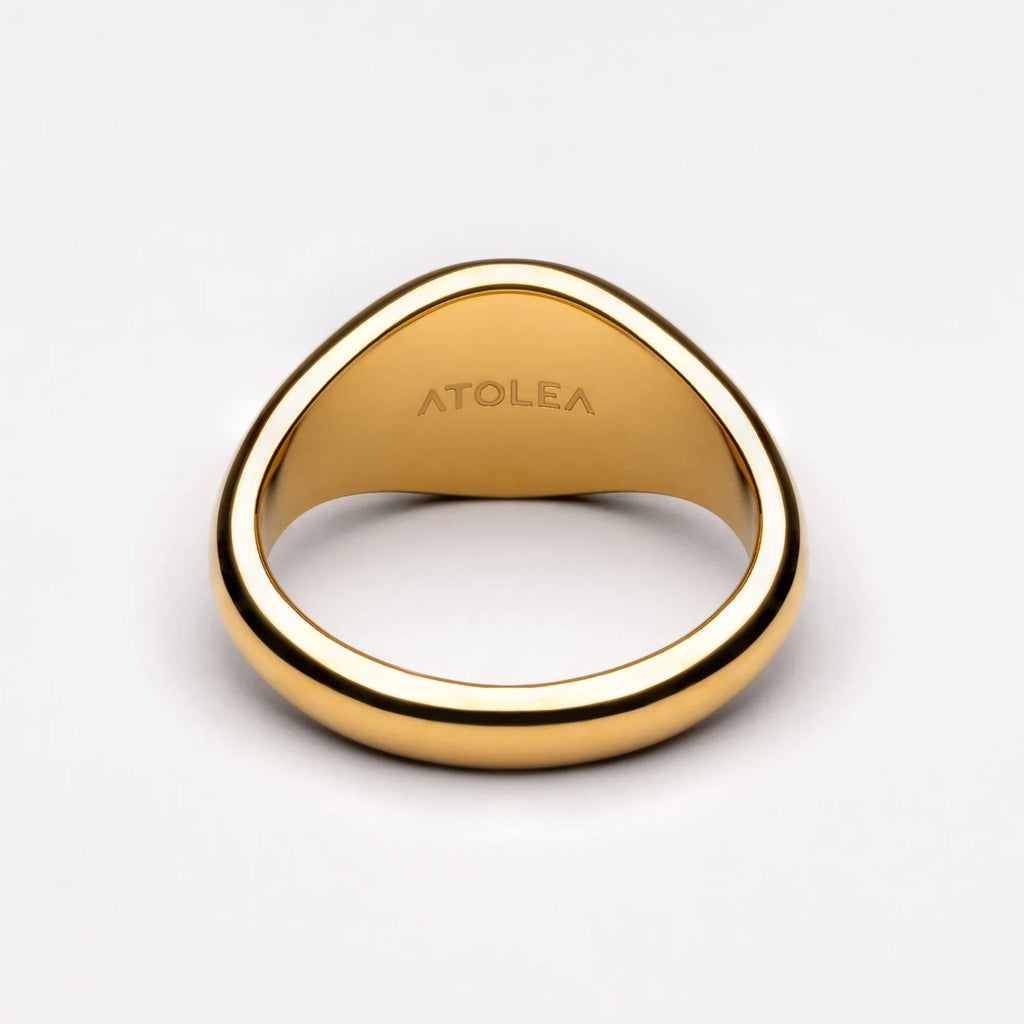Atolea Evil Eye Signet Ring