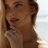 Atolea Evil Eye Signet Ring