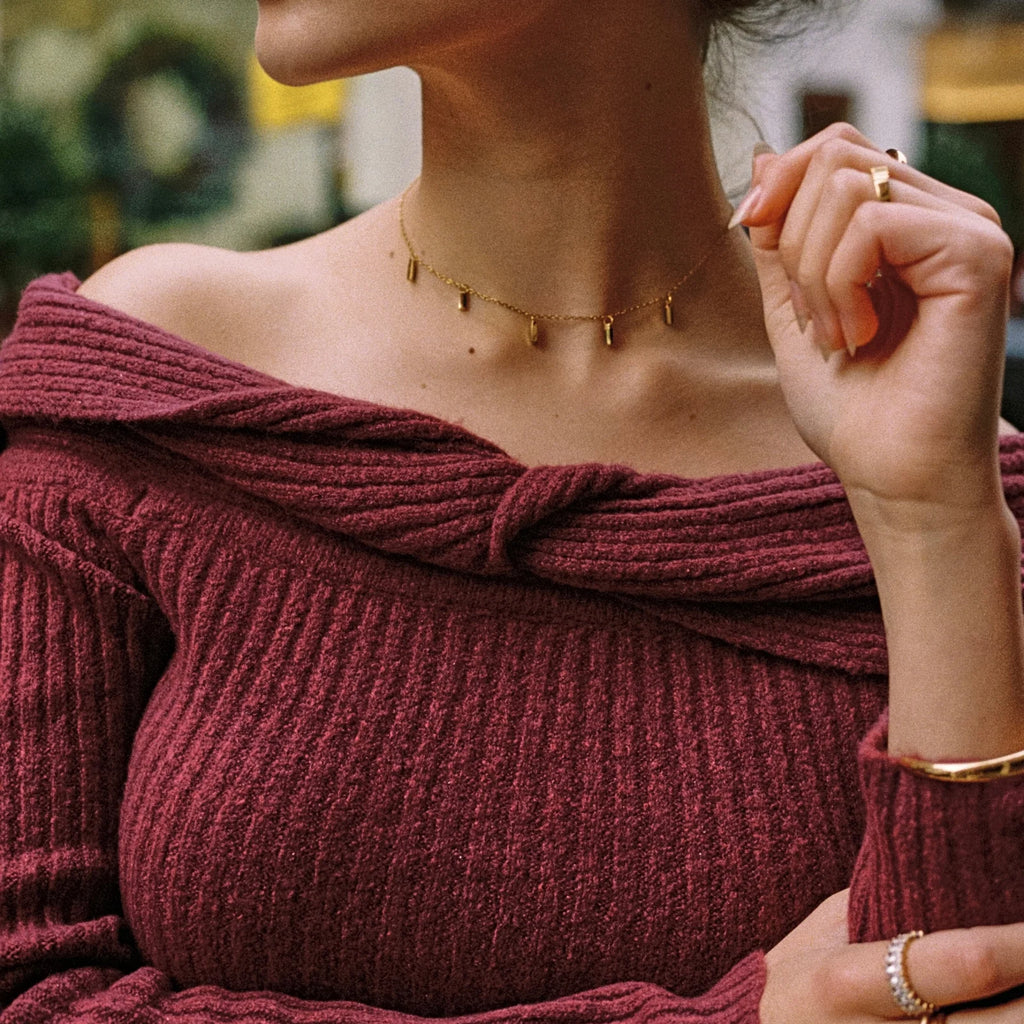 Atolea Rain Of Emeralds Choker