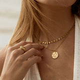 Atolea Evil Eye Signet Ring