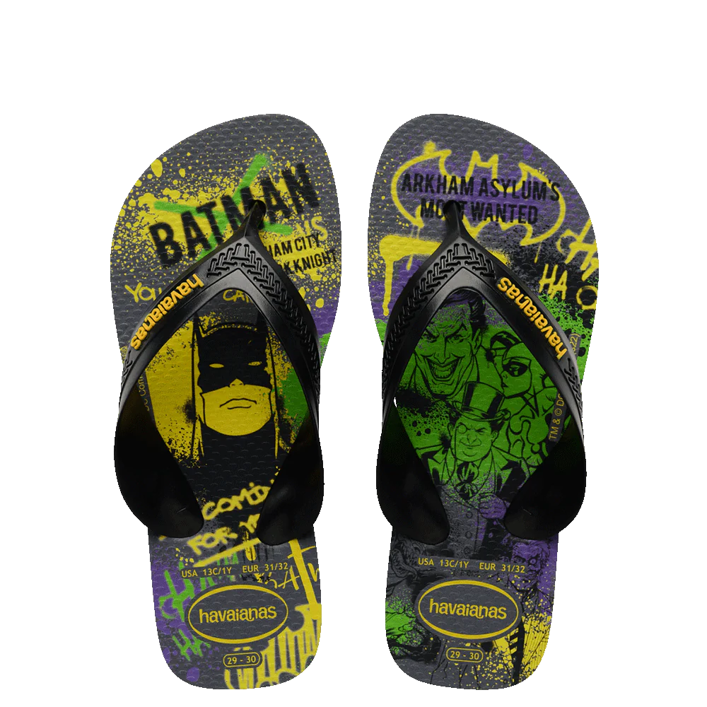 Havaianas Kids Max Herois Steel Grey/Black