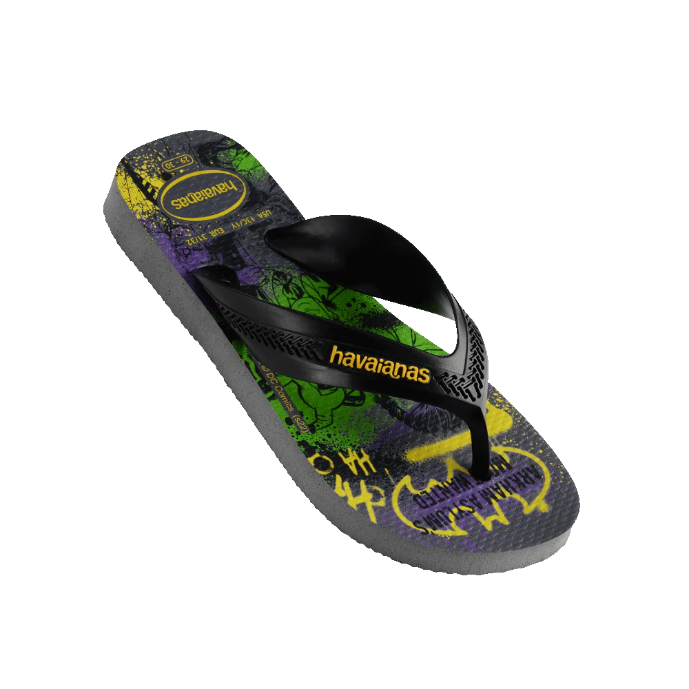 Havaianas Kids Max Herois Steel Grey/Black