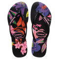 Havaianas Slim Floral Neon Black