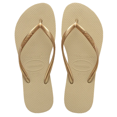Havaianas Slim Metallic Sand Grey/Light Golden