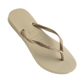 Havaianas Slim Metallic Sand Grey/Light Golden