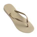 Havaianas Slim Metallic Sand Grey/Light Golden