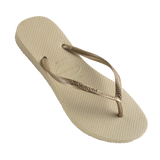 Havaianas Slim Metallic Sand Grey/Light Golden