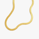 Atolea Chunky Herringbone Choker Necklace