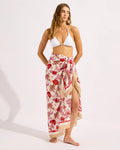 Seafolly Summer Chintz Sarong Ecru