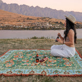 Isla Label Jade Woven Picnic Rug XL