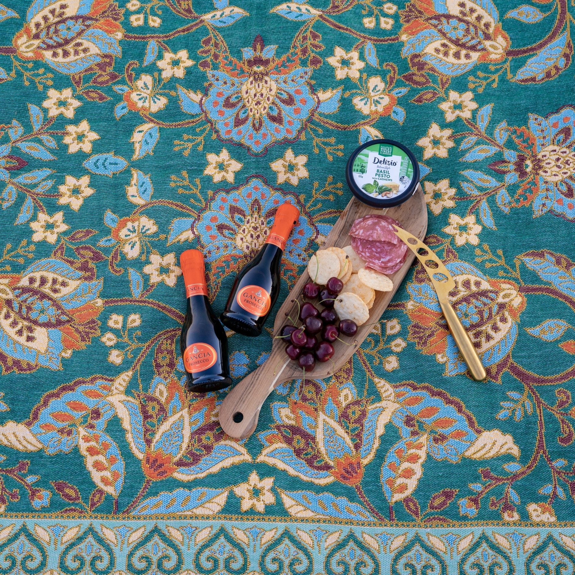 Isla Label Jade Woven Picnic Rug XL