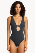 Jets Jetset Lien Plunge One Piece Black