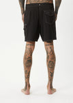 Crashed Out Recycled Surf Related Boardshort 18 Inch - Black