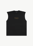Afends Mix Up Recycled Sleeveless T-Shirt - Stone Black