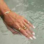 Atolea Double Twist Ring