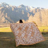 Isla Label Ochre Woven Picnic Rug XL