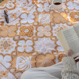 Isla Label Ochre Woven Picnic Rug XL