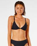 Rip Curl Premium Surf Banded Fixed Tri Bikini Top