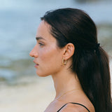 Atolea Oval Hoop Earrings