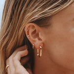 Atolea Oval Hoop Earrings