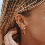 Atolea Oval Hoop Earrings