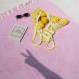 Lucia Blush Beach Towel