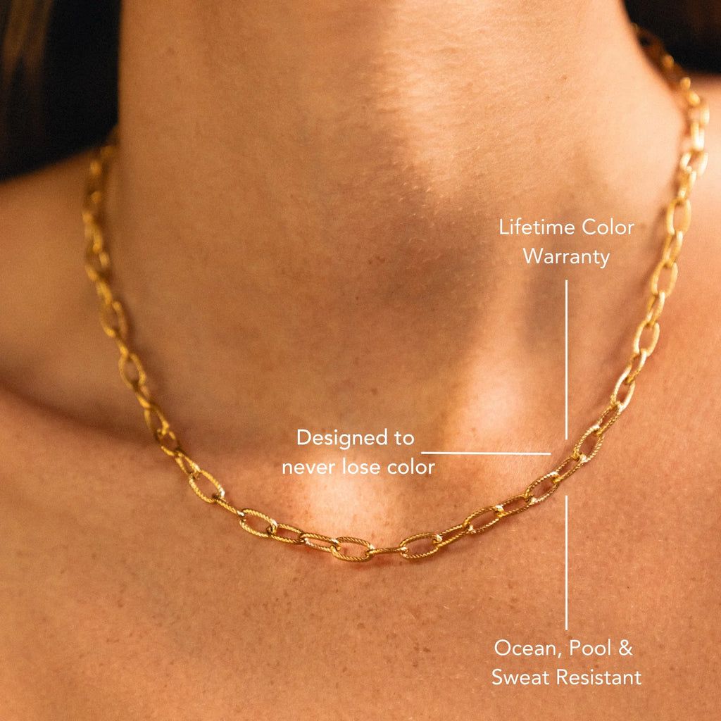 Atolea Paperclip Toggle Choker