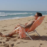 Isla Label Peach Reclining Beach Chair
