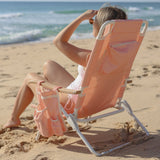 Isla Label Peach Reclining Beach Chair