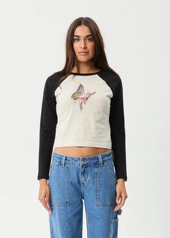 Afends Pixie Long Sleeve Tee - Moonbeam