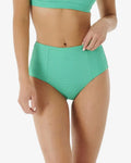 Rip Curl Premium Surf High Waist Good Coverage Bikini Bottoms