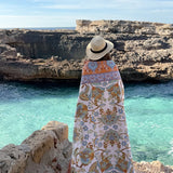 Isla Label Raffia Woven Picnic Rug XL