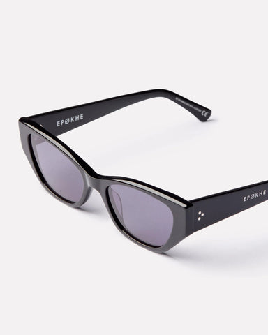 Epokhe Eyewear Reprise Polished Black/Black Lenses