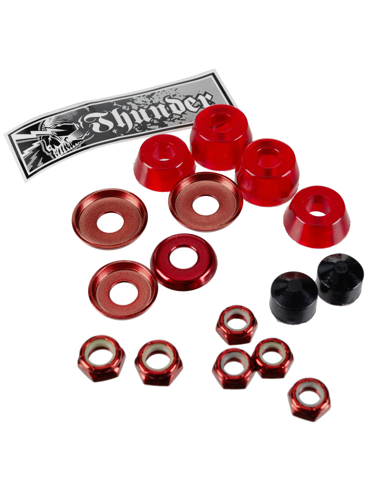 Thunder Bushing Upgrade and Rebuild Kit Red  90 Duro