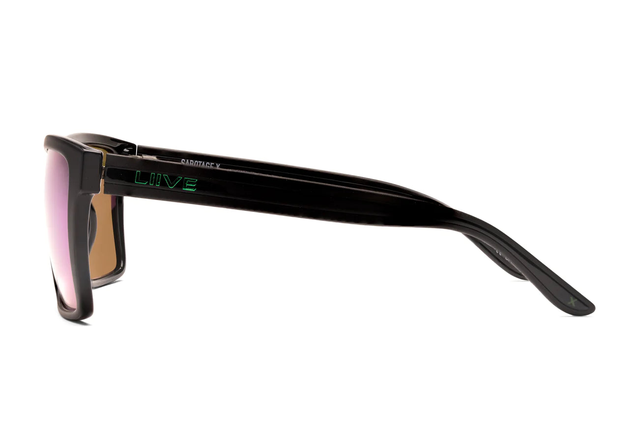 Liive Vision X Sabotage X Mirror Polar Black/Matt Black