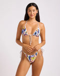 Seafolly SeaBlossom Slide Tri Vanilla