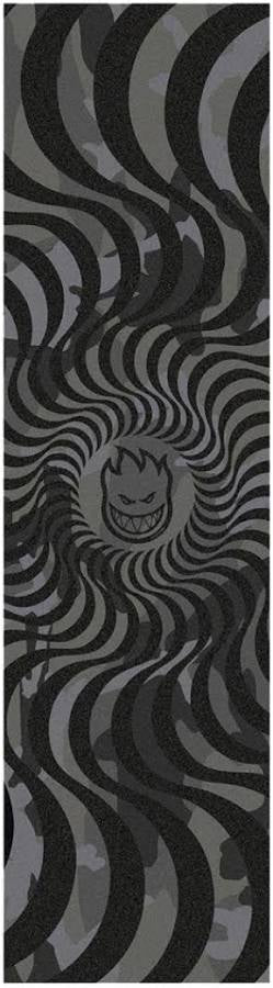 Spitfire Grip Swirl Camo Black Sheet