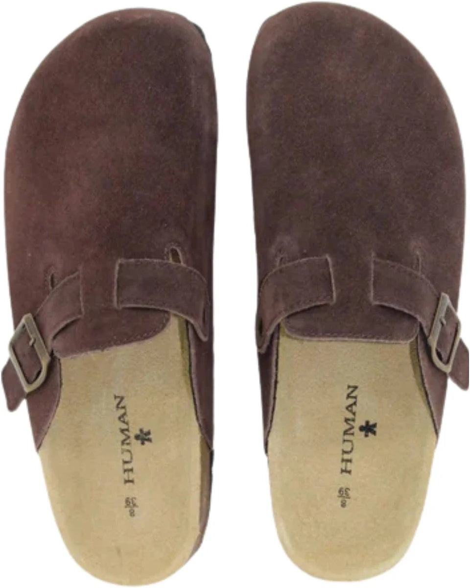 Human Holland Suede Slide Men -  Choc