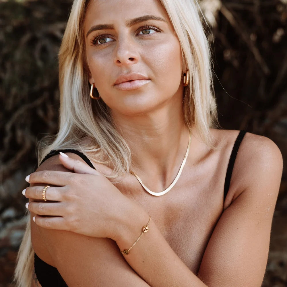 Atolea Kauai Herringbone Choker Necklace