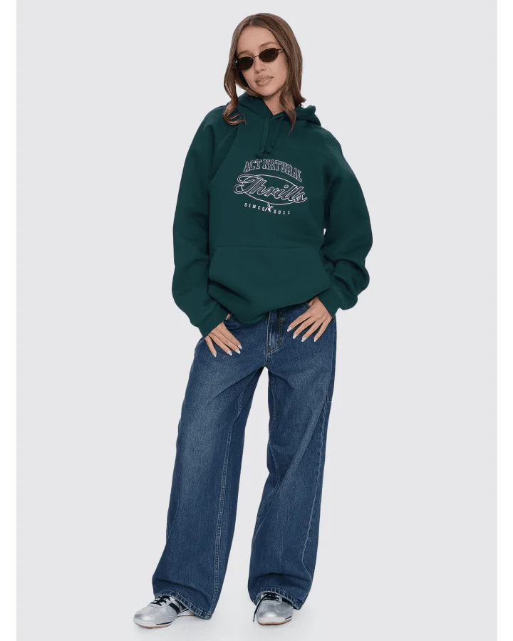 Thrills Standard Issue Slouch Hood - Varsity Green