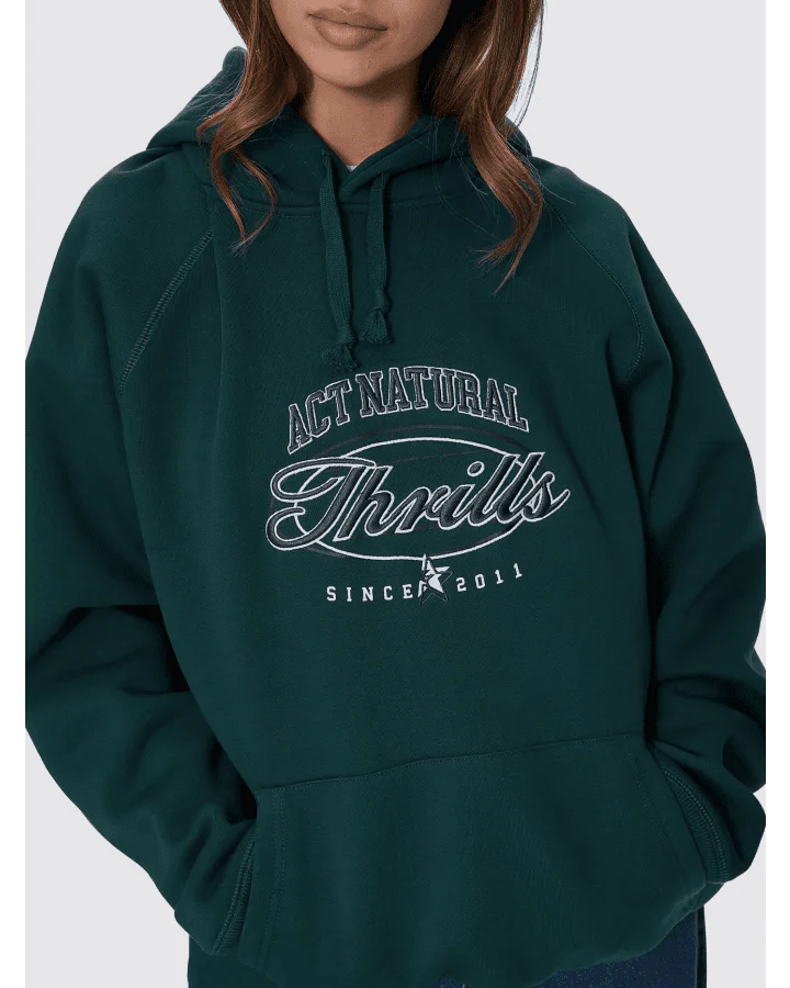 Thrills Standard Issue Slouch Hood - Varsity Green