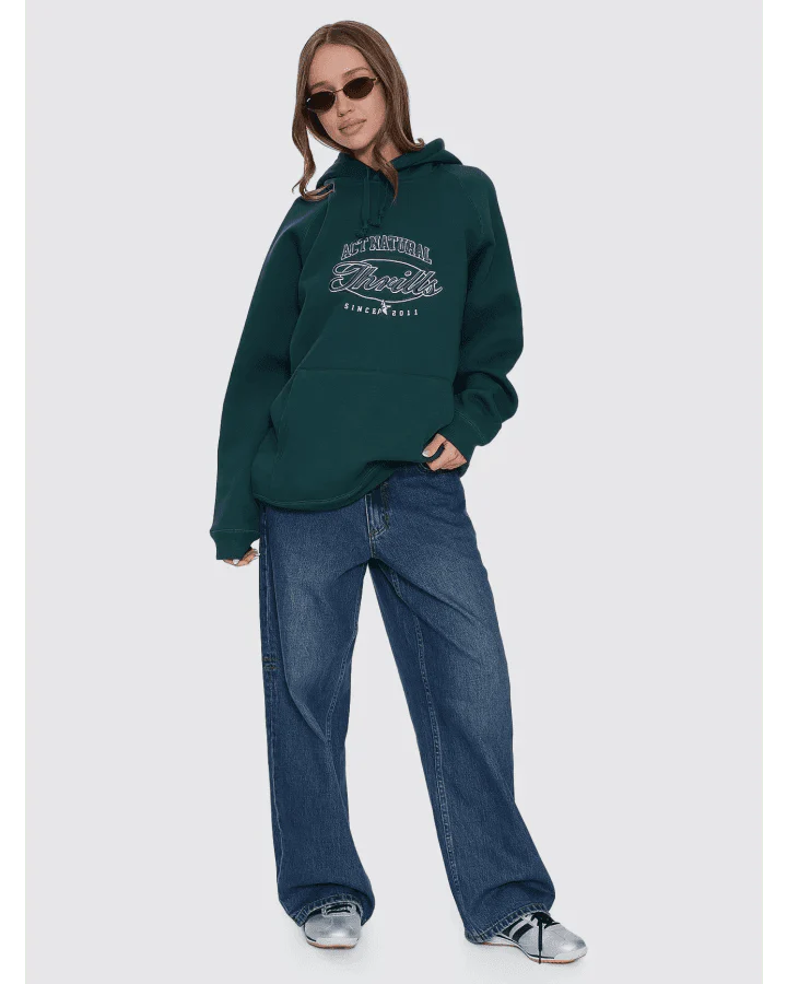 Thrills Standard Issue Slouch Hood - Varsity Green