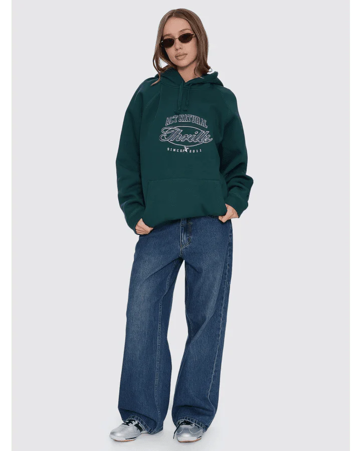 Thrills Standard Issue Slouch Hood - Varsity Green