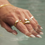 Atolea Double Twist Ring
