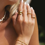 Atolea Double Twist Ring