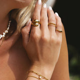 Atolea Double Twist Ring