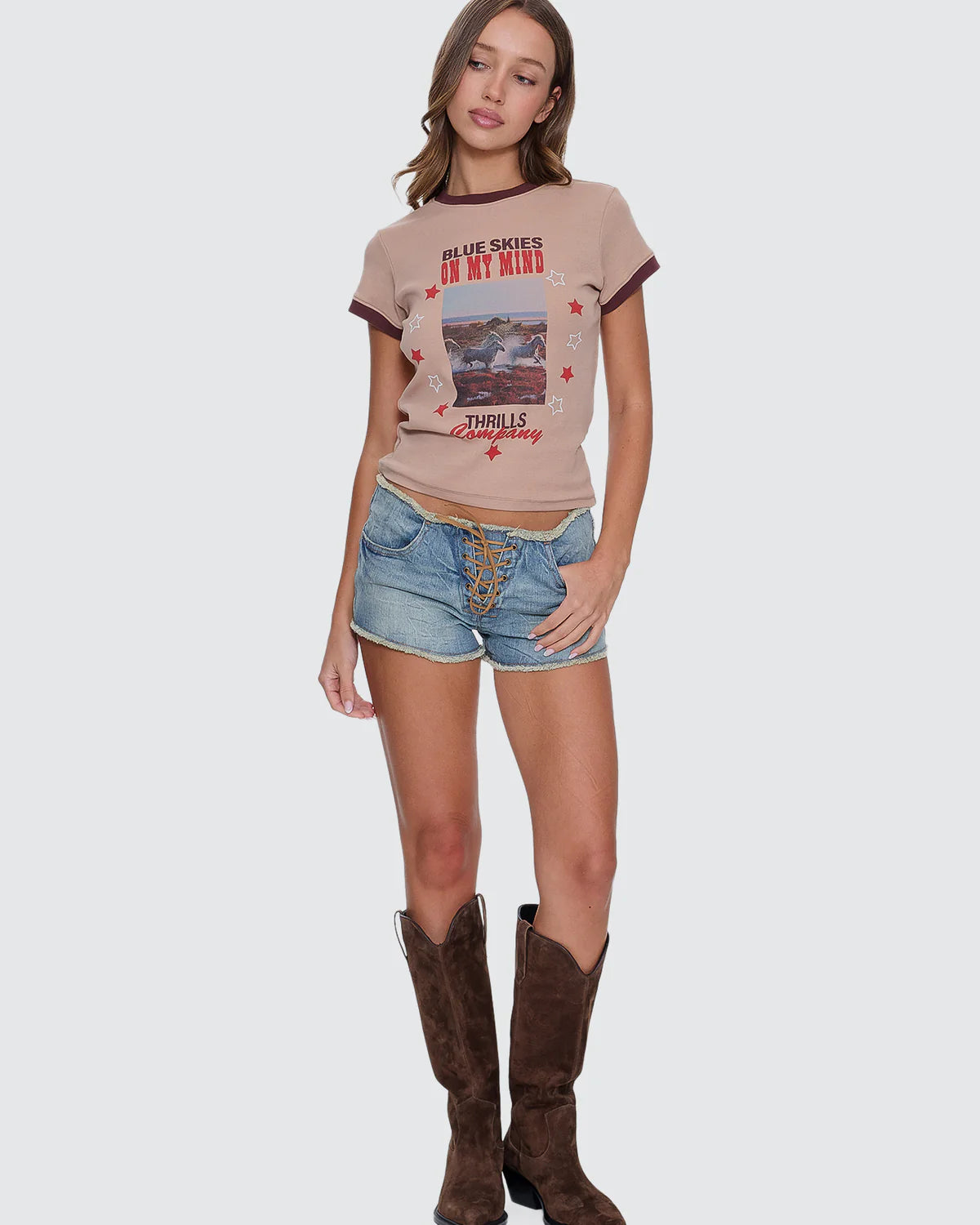Thrills On My Mind Club Tee Stone