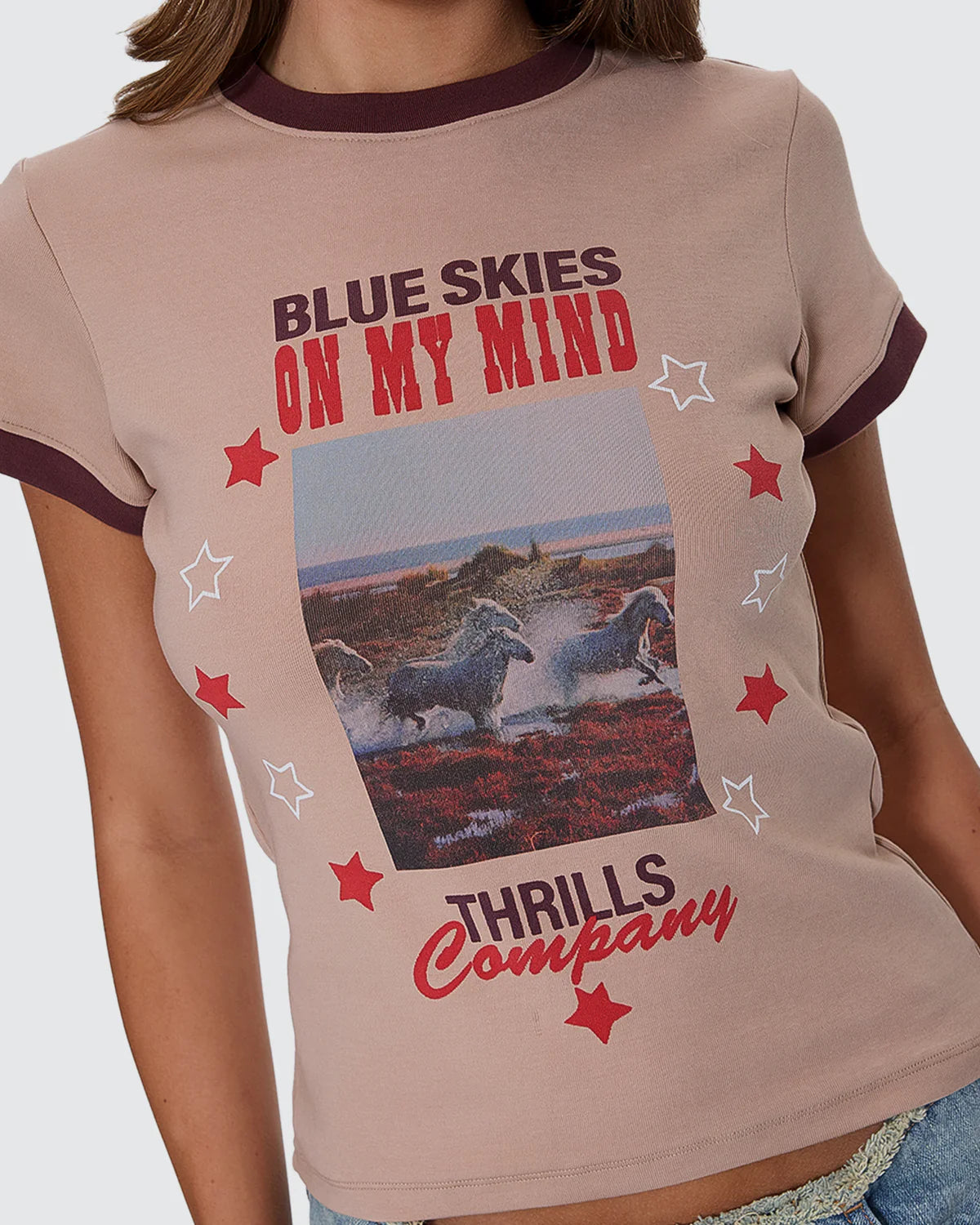 Thrills On My Mind Club Tee Stone
