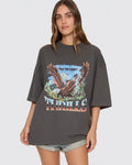 Thrills Seen & Heard Oversized Tee Merch Black